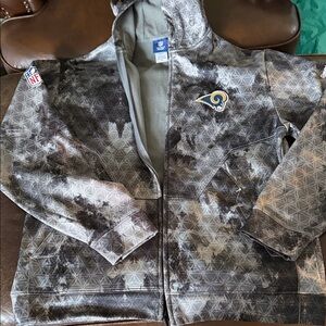 Reebok Gray NFL Rams Hoodie